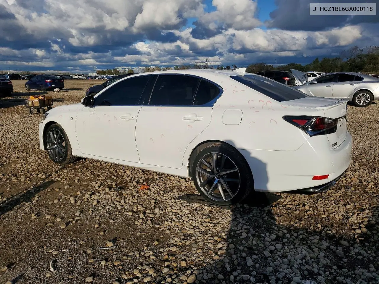 2016 LEXUS GS VIN JTHCZ1BL6GA000118 — фото 2