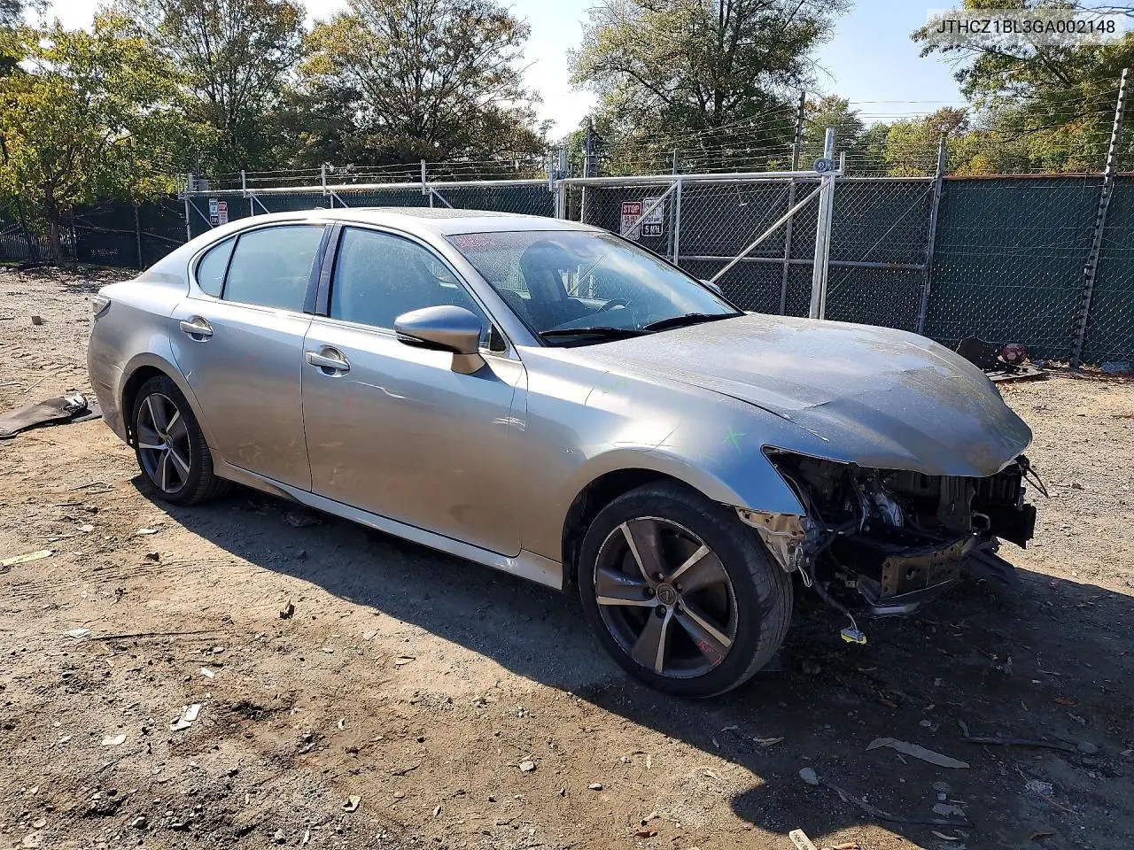 2016 LEXUS GS VIN JTHCZ1BL3GA002148 — фото 4