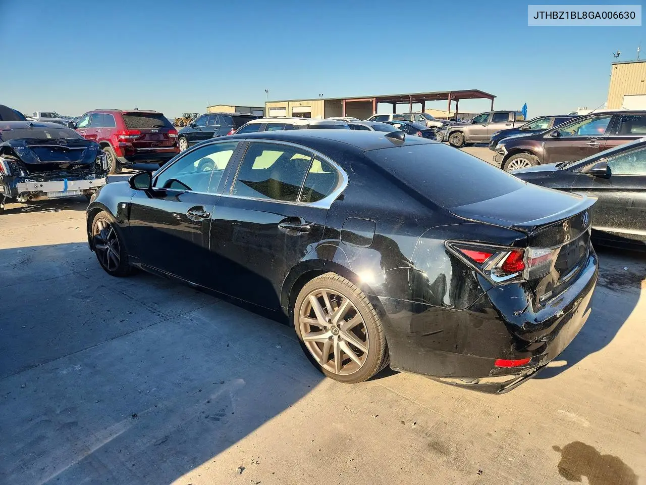2016 LEXUS GS VIN JTHBZ1BL8GA006630 — фото 2