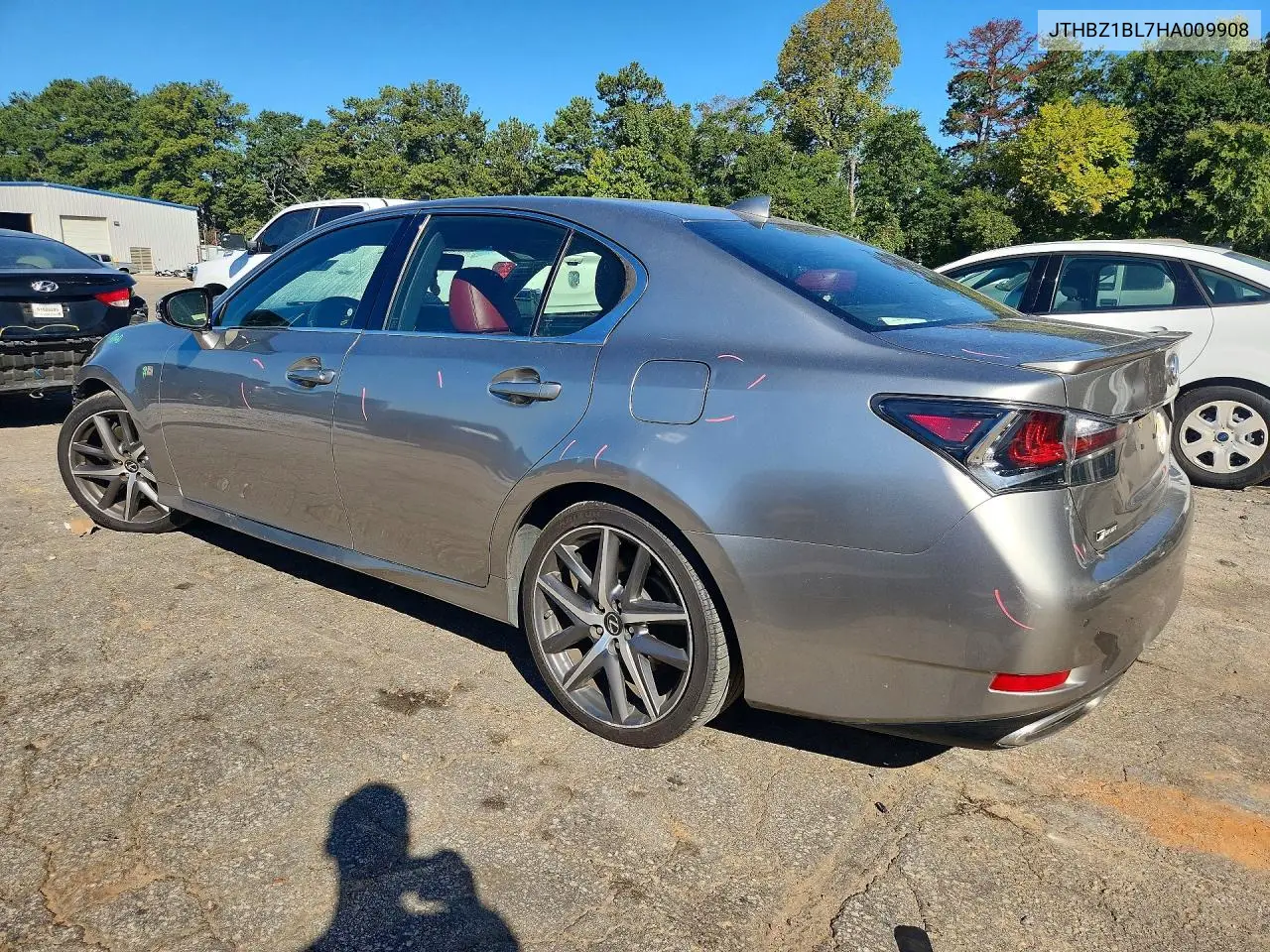 2017 LEXUS GS VIN JTHBZ1BL7HA009908 — фото 2