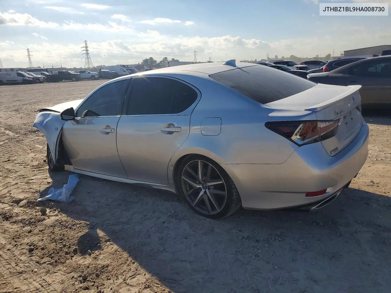 2017 LEXUS GS VIN JTHBZ1BL9HA008730 — фото 2