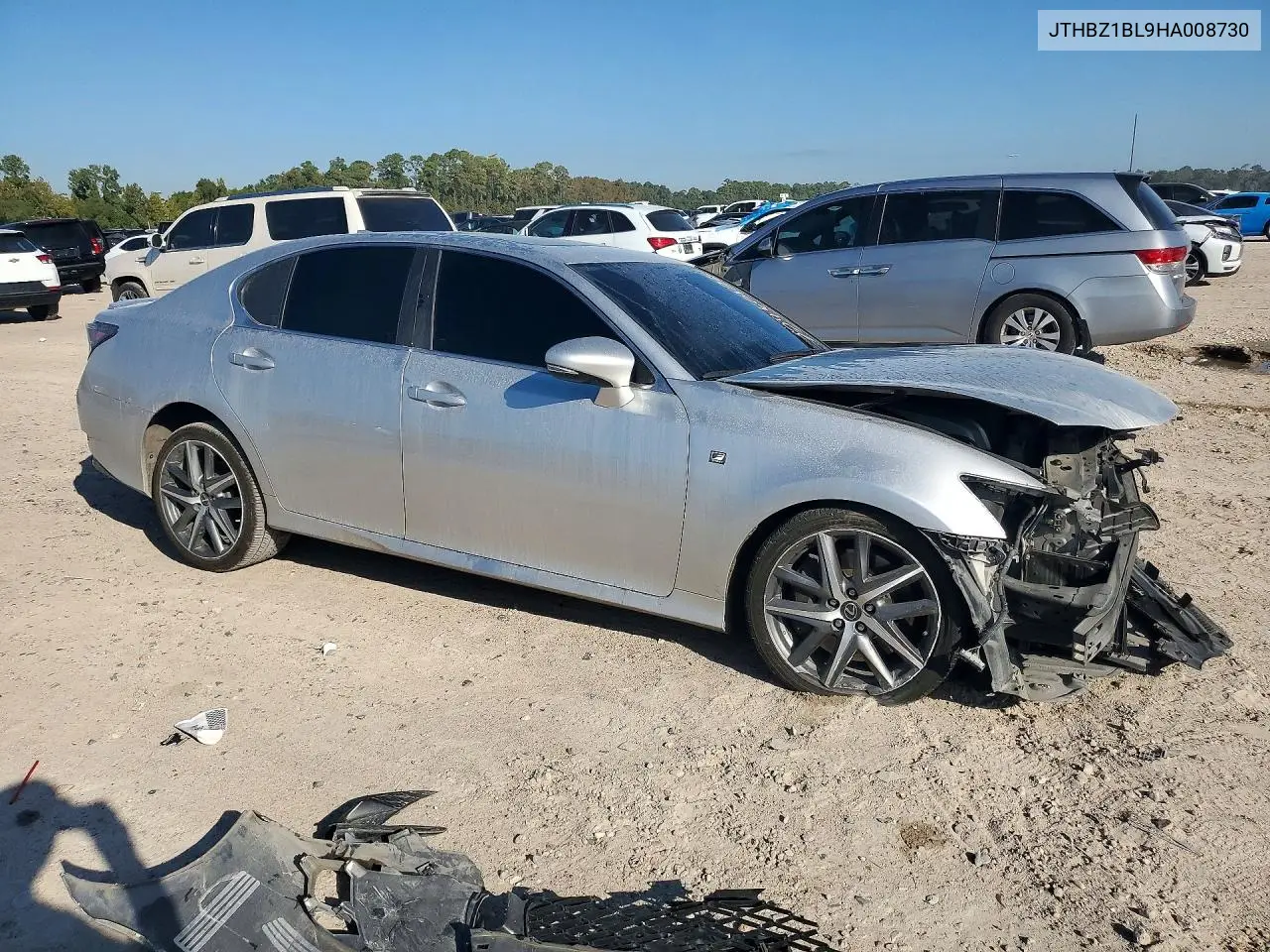 2017 LEXUS GS VIN JTHBZ1BL9HA008730 — фото 4