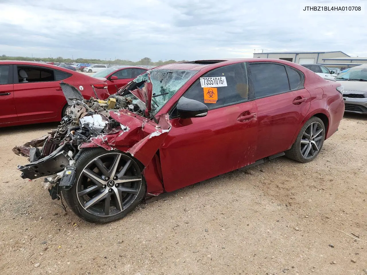 LEXUS GS 2017, VIN JTHBZ1BL4HA010708