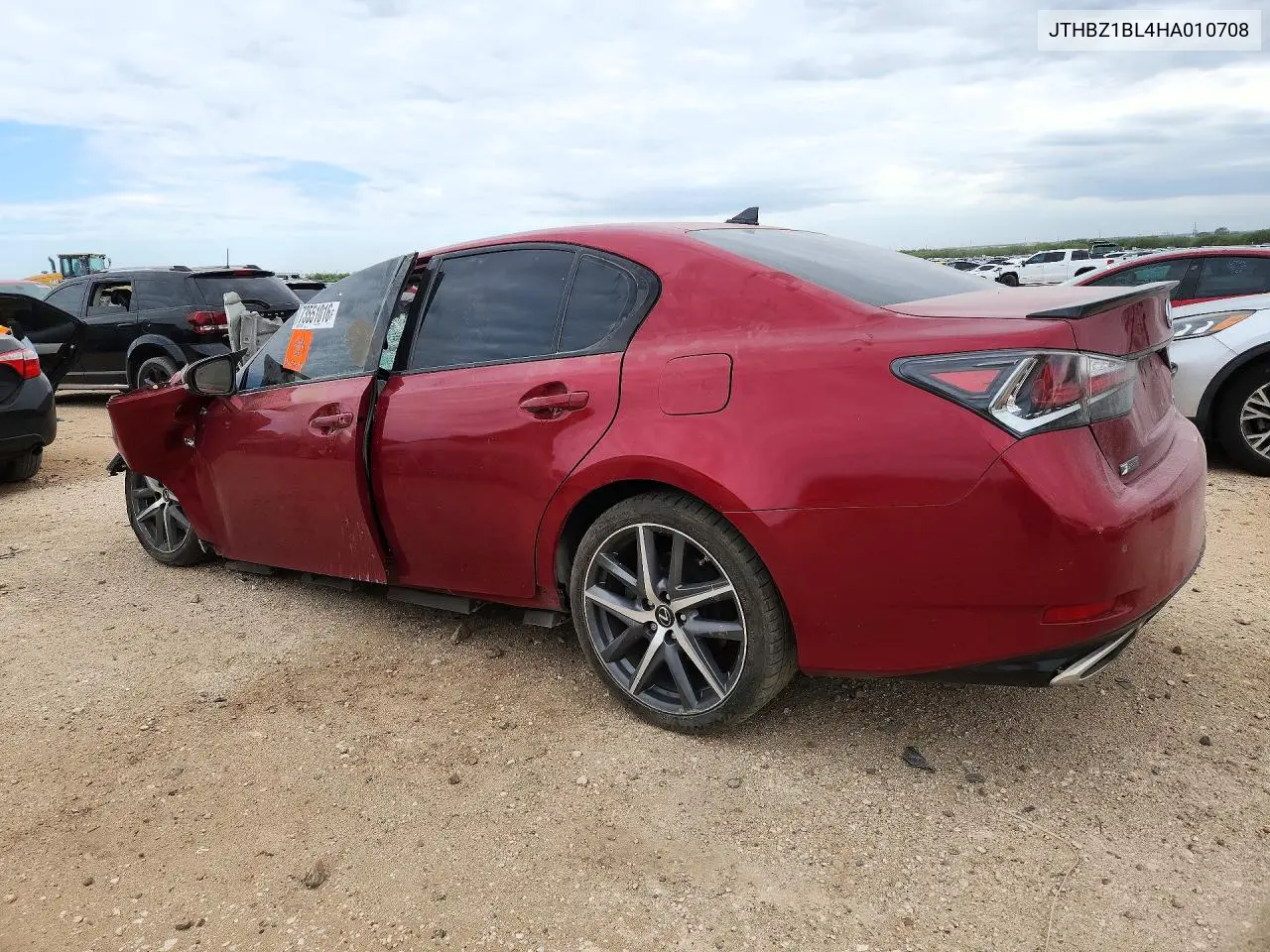 2017 LEXUS GS VIN JTHBZ1BL4HA010708 — фото 2