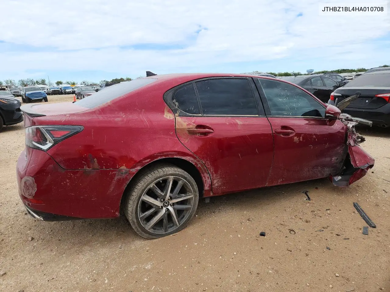 2017 LEXUS GS VIN JTHBZ1BL4HA010708 — фото 3