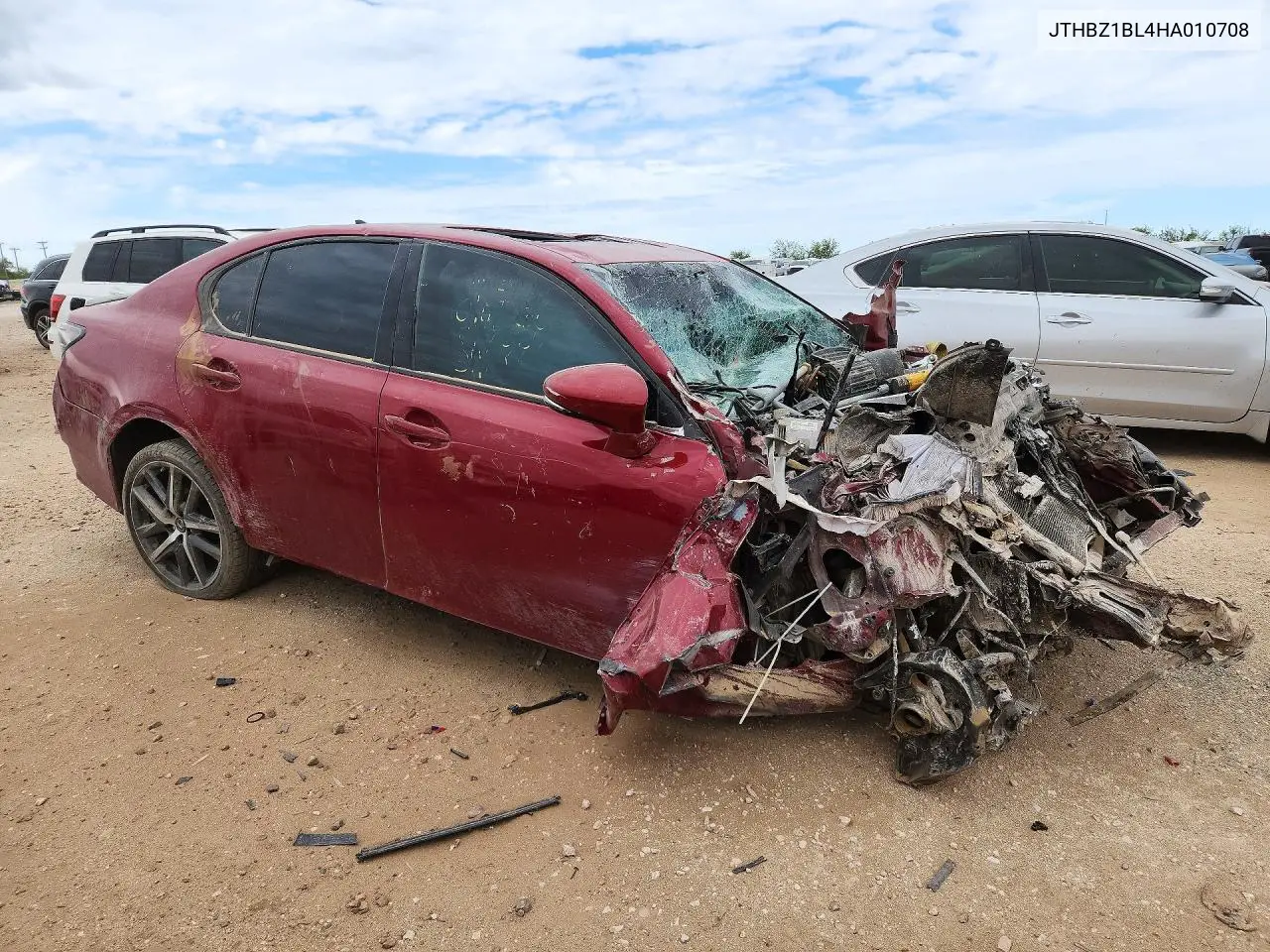 2017 LEXUS GS VIN JTHBZ1BL4HA010708 — фото 4