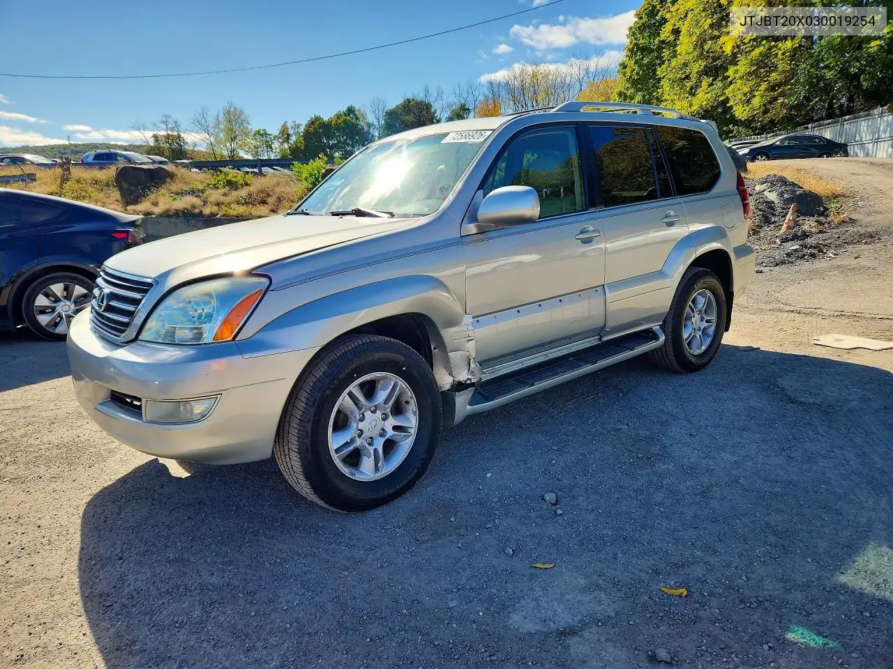 LEXUS GX 2003, VIN JTJBT20X030019254
