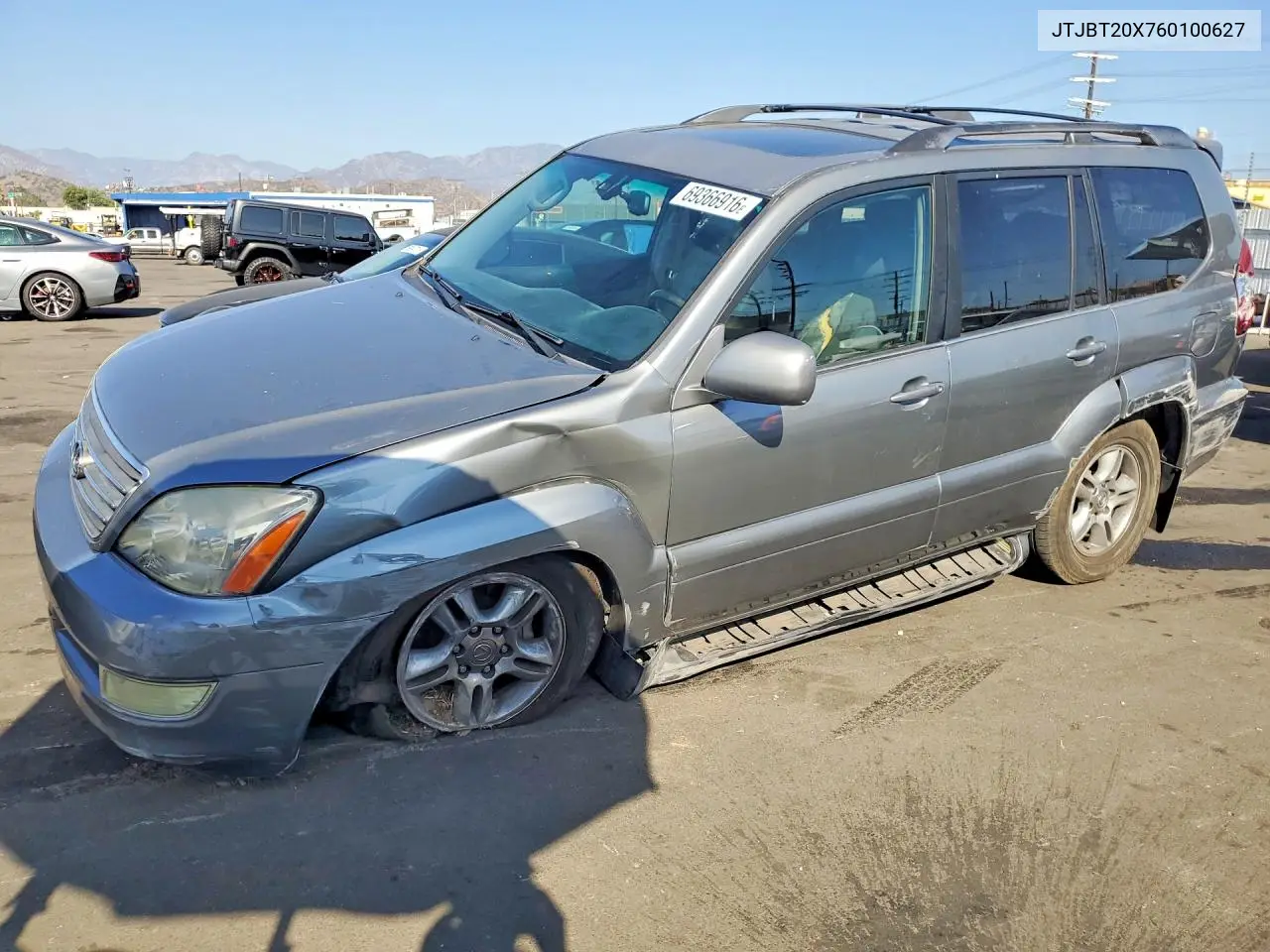 LEXUS GX 2006, VIN JTJBT20X760100627