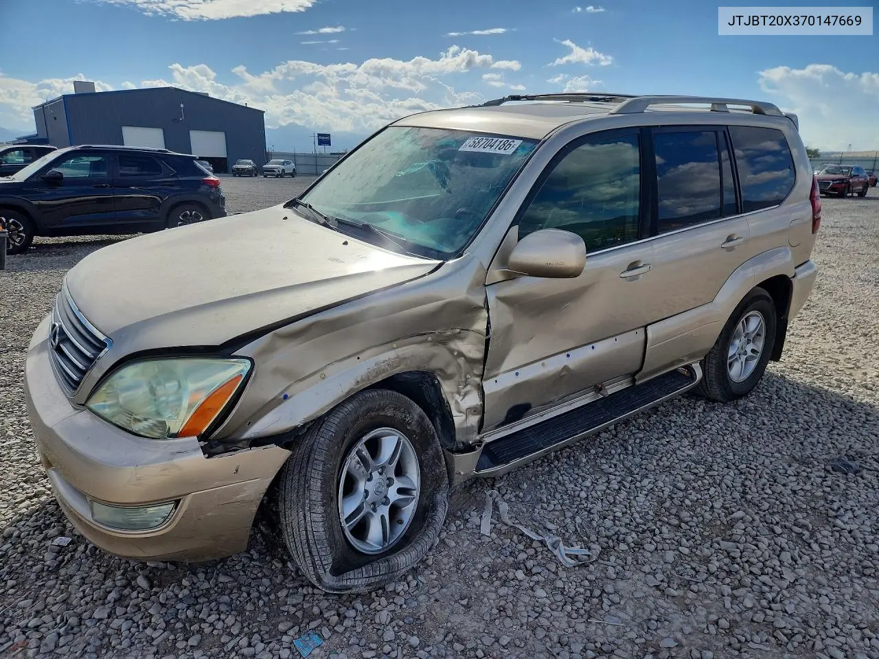 LEXUS GX 2007, VIN JTJBT20X370147669