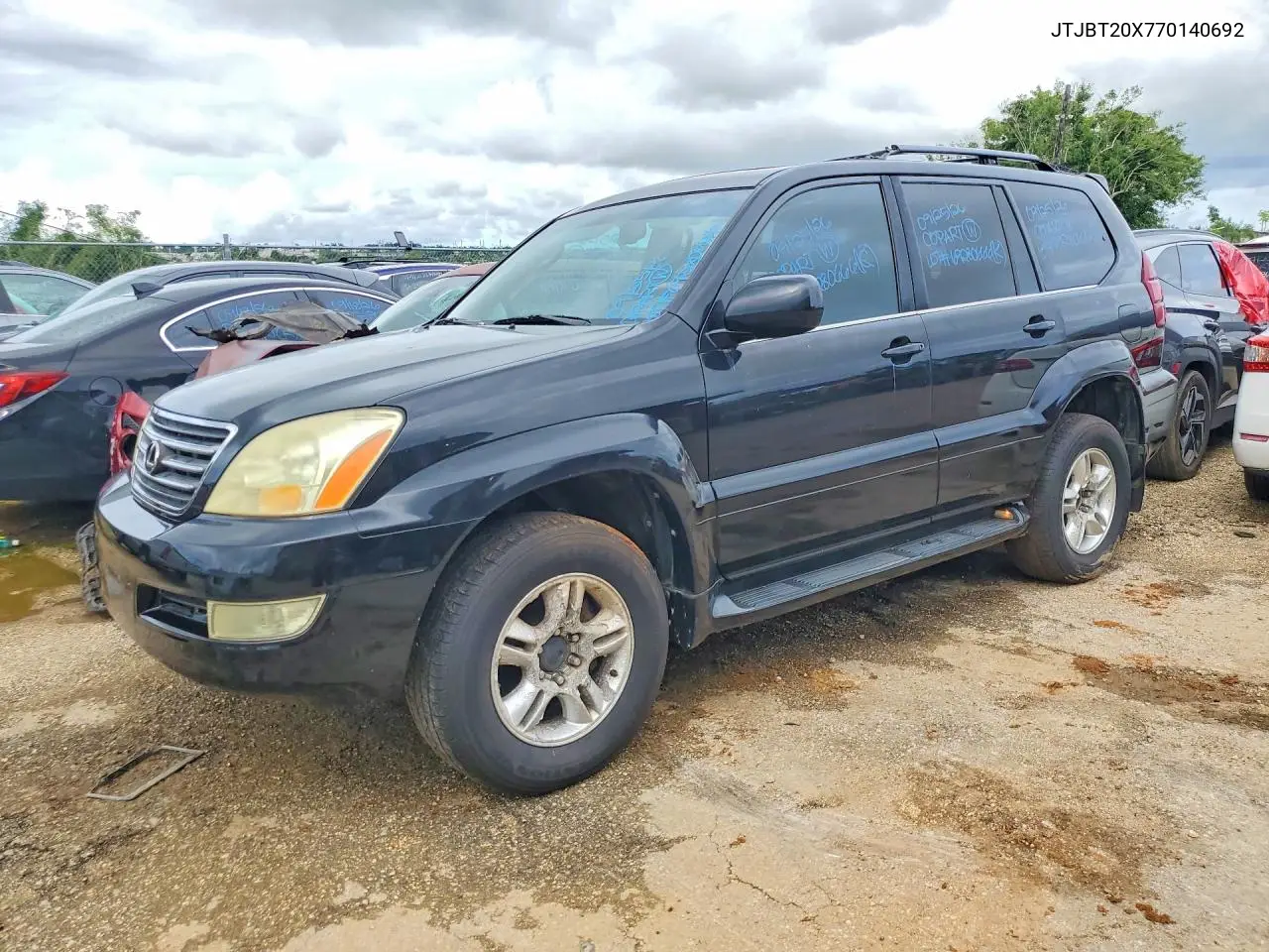 LEXUS GX 2007, VIN JTJBT20X770140692