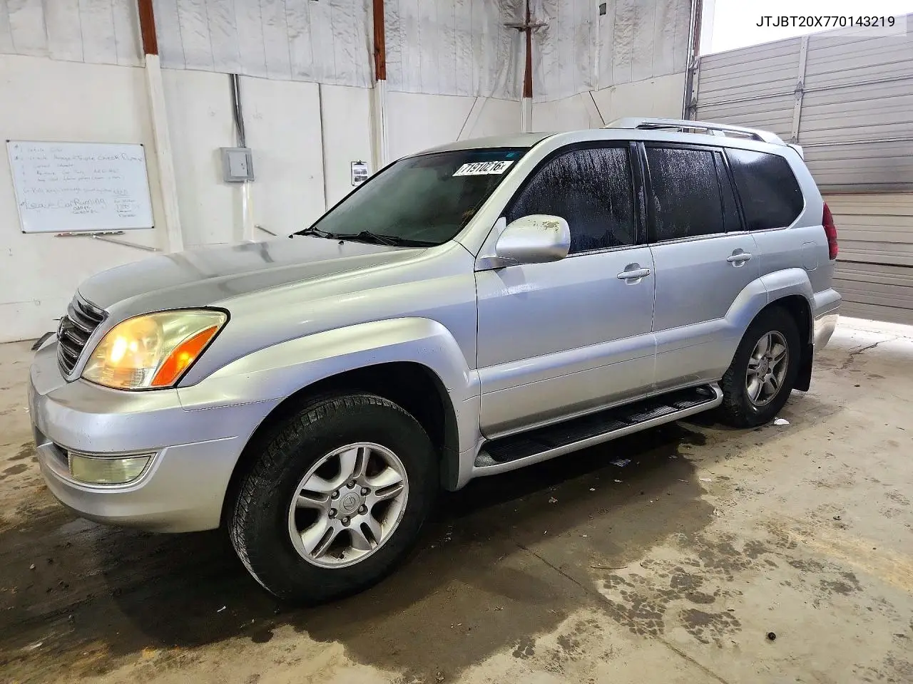 LEXUS GX 2007, VIN JTJBT20X770143219