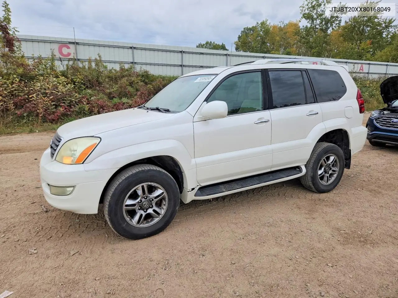 LEXUS GX 2008, VIN JTJBT20XX80168049