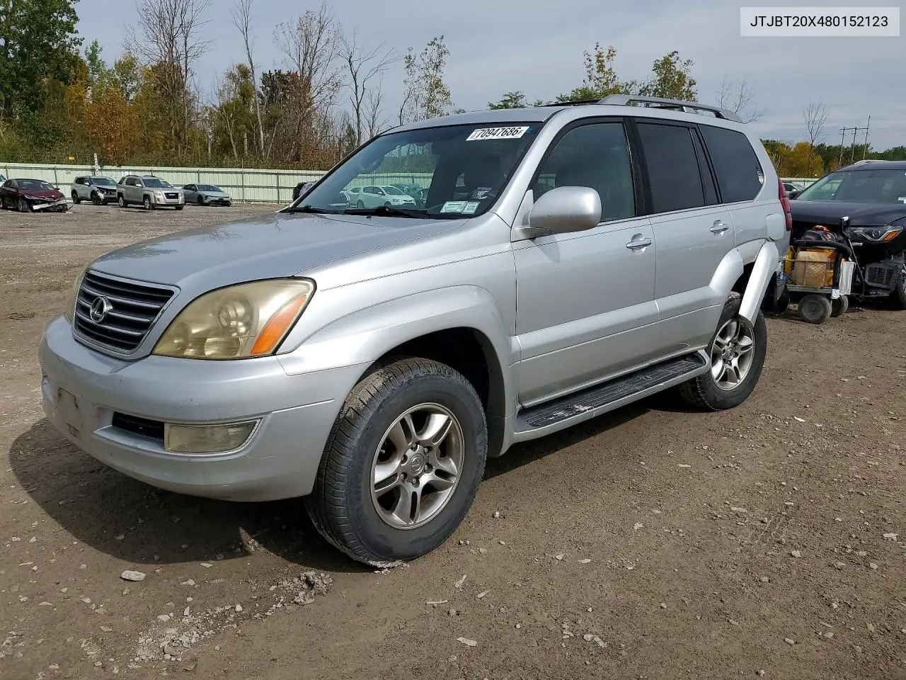 LEXUS GX 2008, VIN JTJBT20X480152123