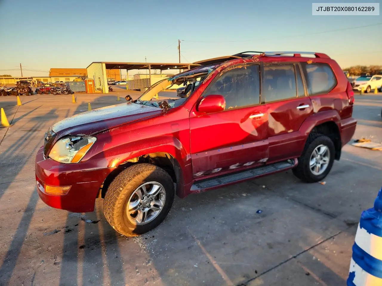 LEXUS GX 2008, VIN JTJBT20X080162289
