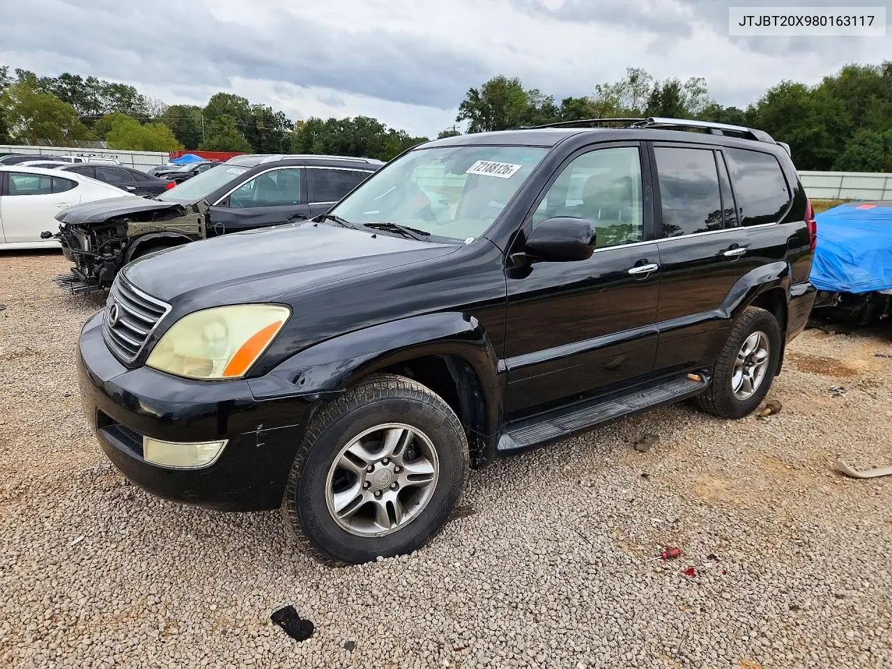 LEXUS GX 2008, VIN JTJBT20X980163117