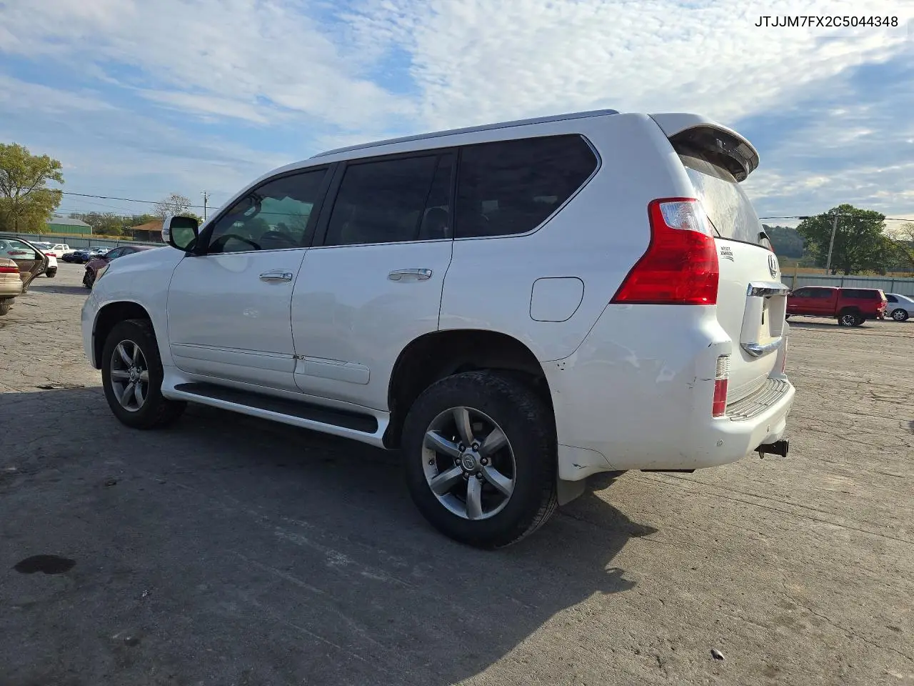 2012 LEXUS GX VIN JTJJM7FX2C5044348 — фото 2