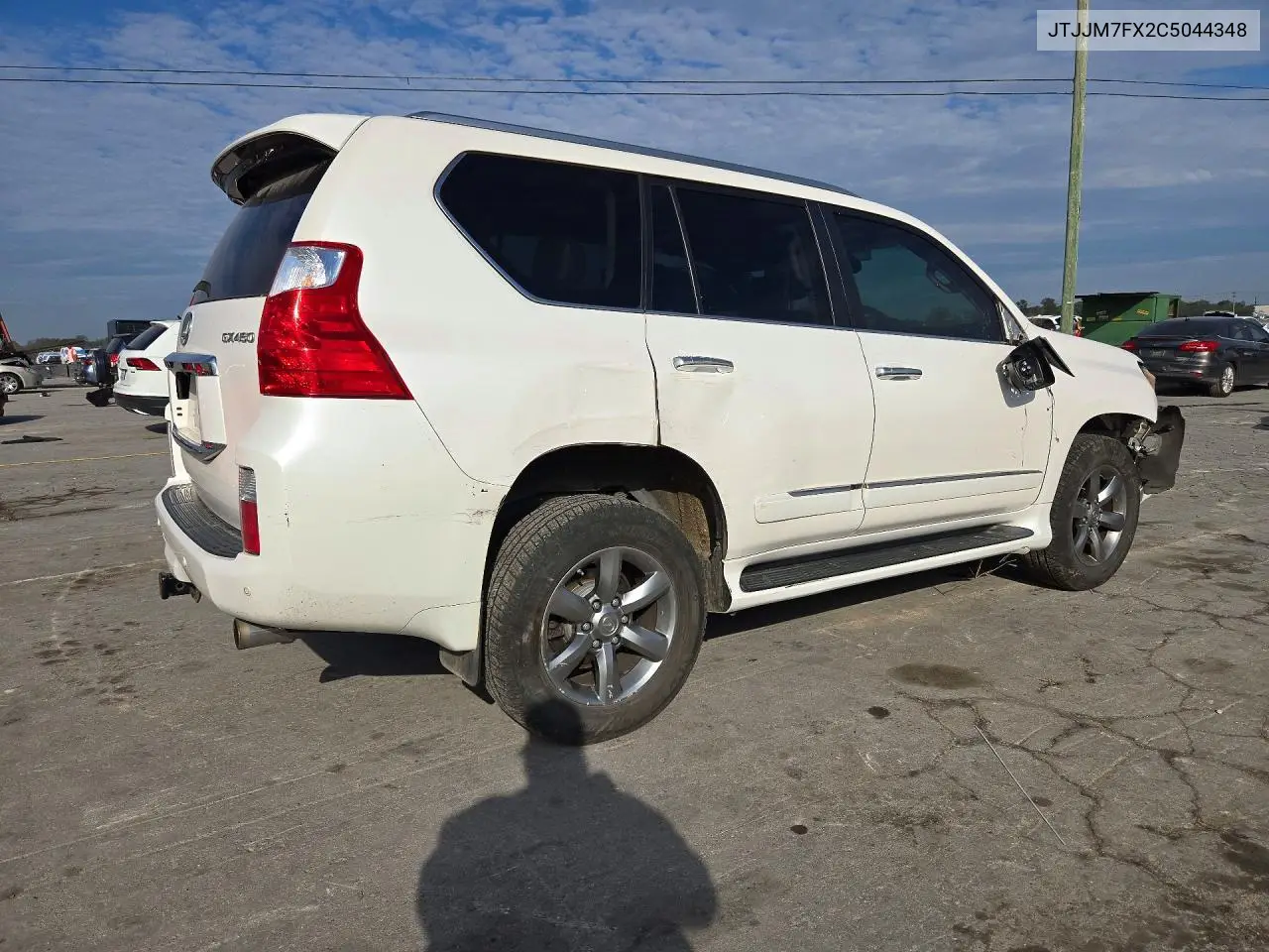 2012 LEXUS GX VIN JTJJM7FX2C5044348 — фото 3