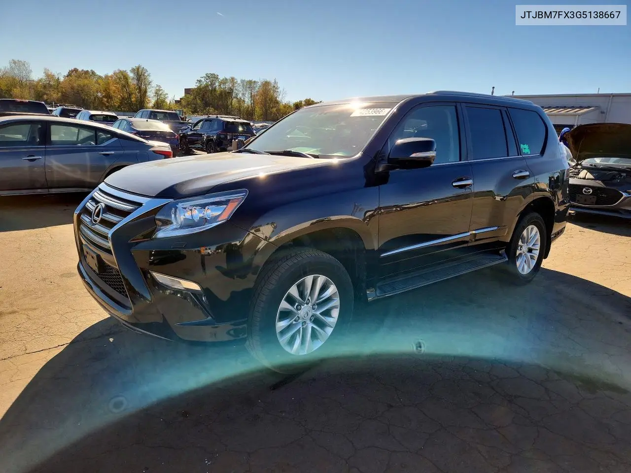 LEXUS GX 2016, VIN JTJBM7FX3G5138667