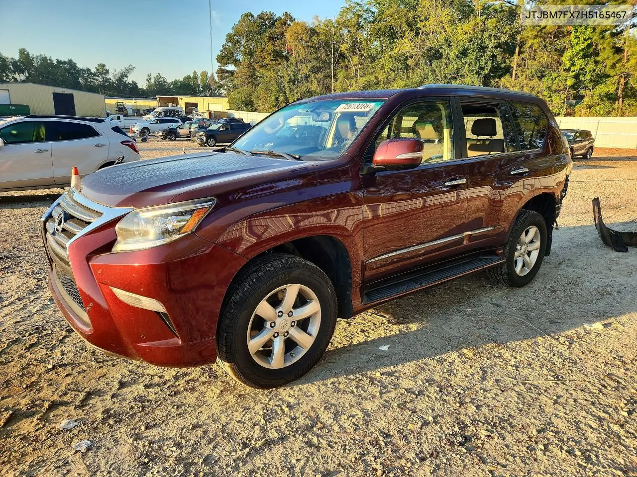 LEXUS GX 2017, VIN JTJBM7FX7H5165467