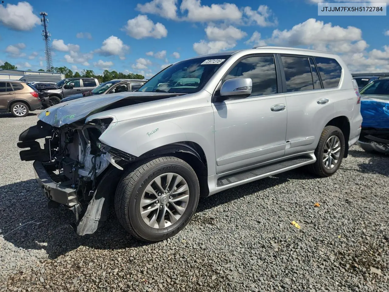 LEXUS GX 2017, VIN JTJJM7FX5H5172784