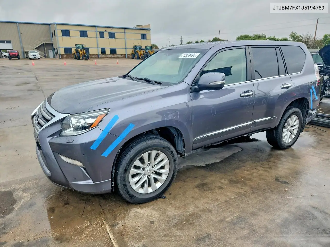 LEXUS GX 2018, VIN JTJBM7FX1J5194789