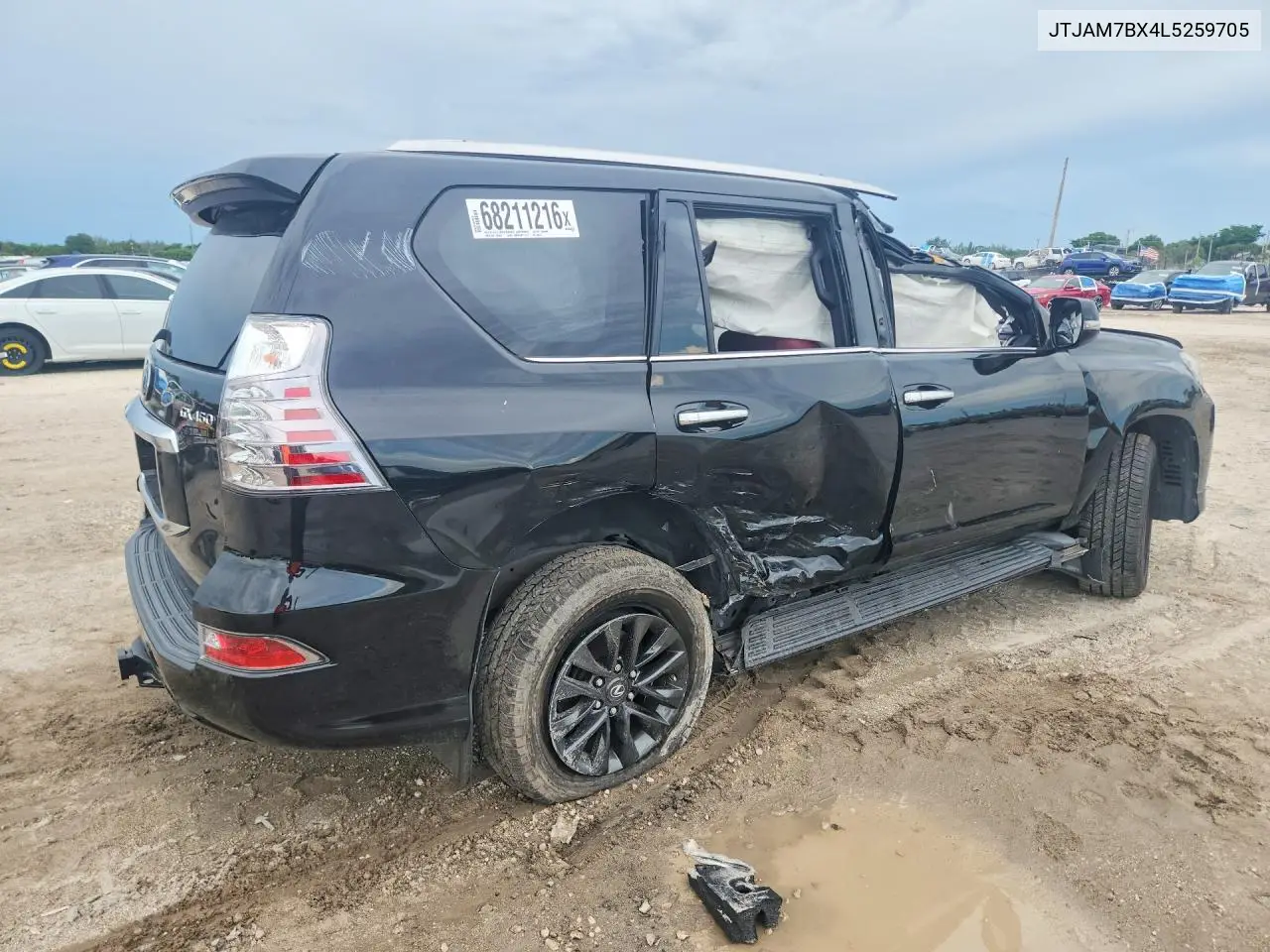 2020 LEXUS GX VIN JTJAM7BX4L5259705 — фото 3