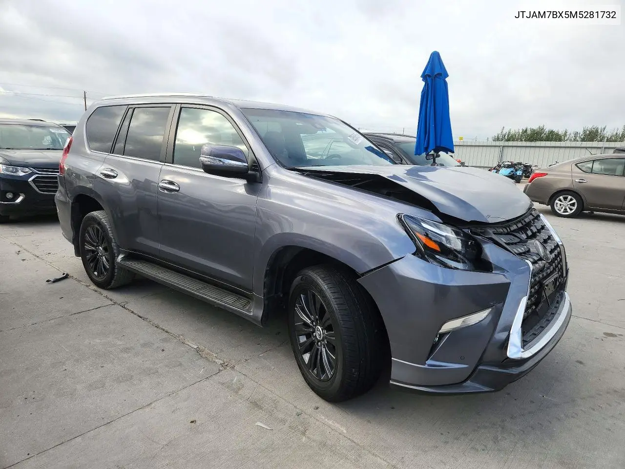 2021 LEXUS GX VIN JTJAM7BX5M5281732 — фото 4
