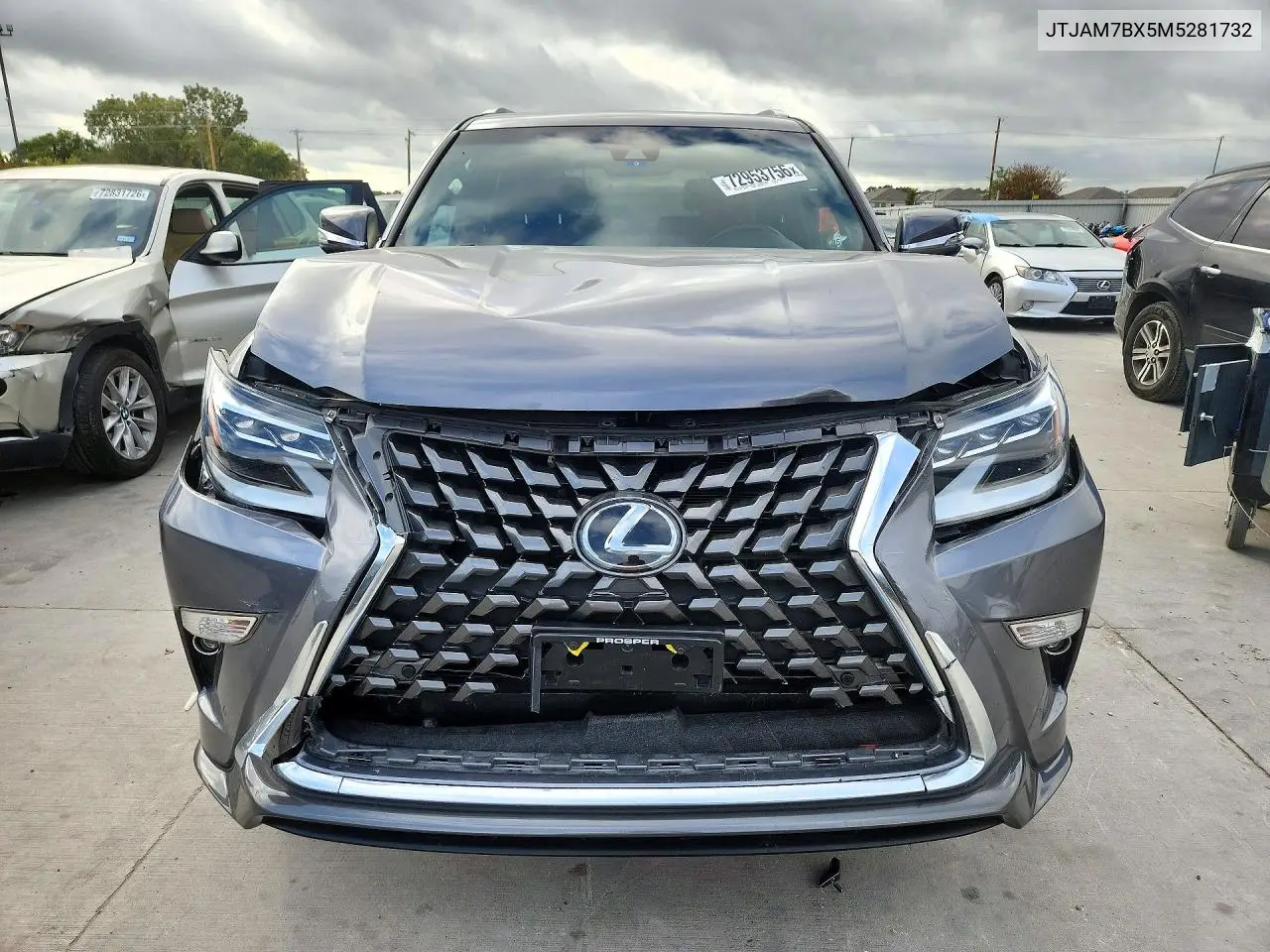 2021 LEXUS GX VIN JTJAM7BX5M5281732 — фото 5