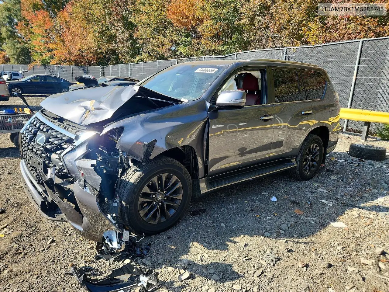 LEXUS GX 2021, VIN JTJAM7BX1M5285745
