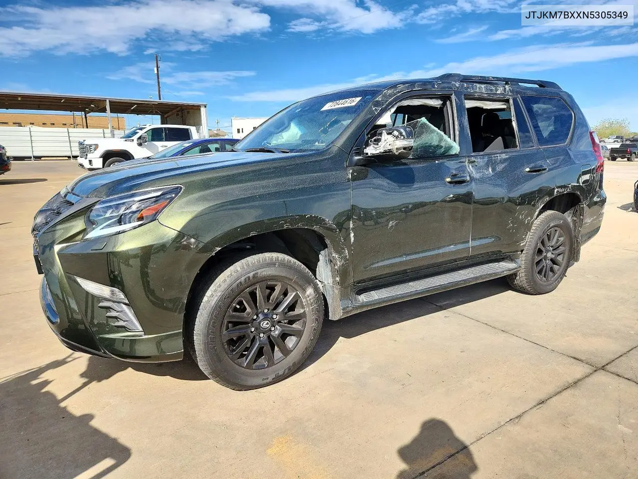 LEXUS GX 2022, VIN JTJKM7BXXN5305349