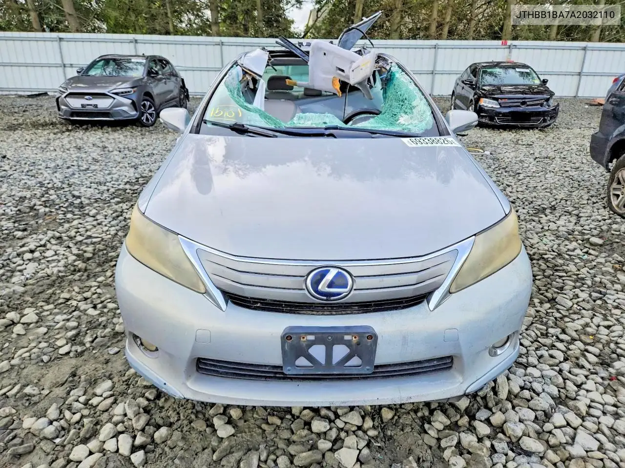 2010 LEXUS HS VIN JTHBB1BA7A2032110 — фото 5