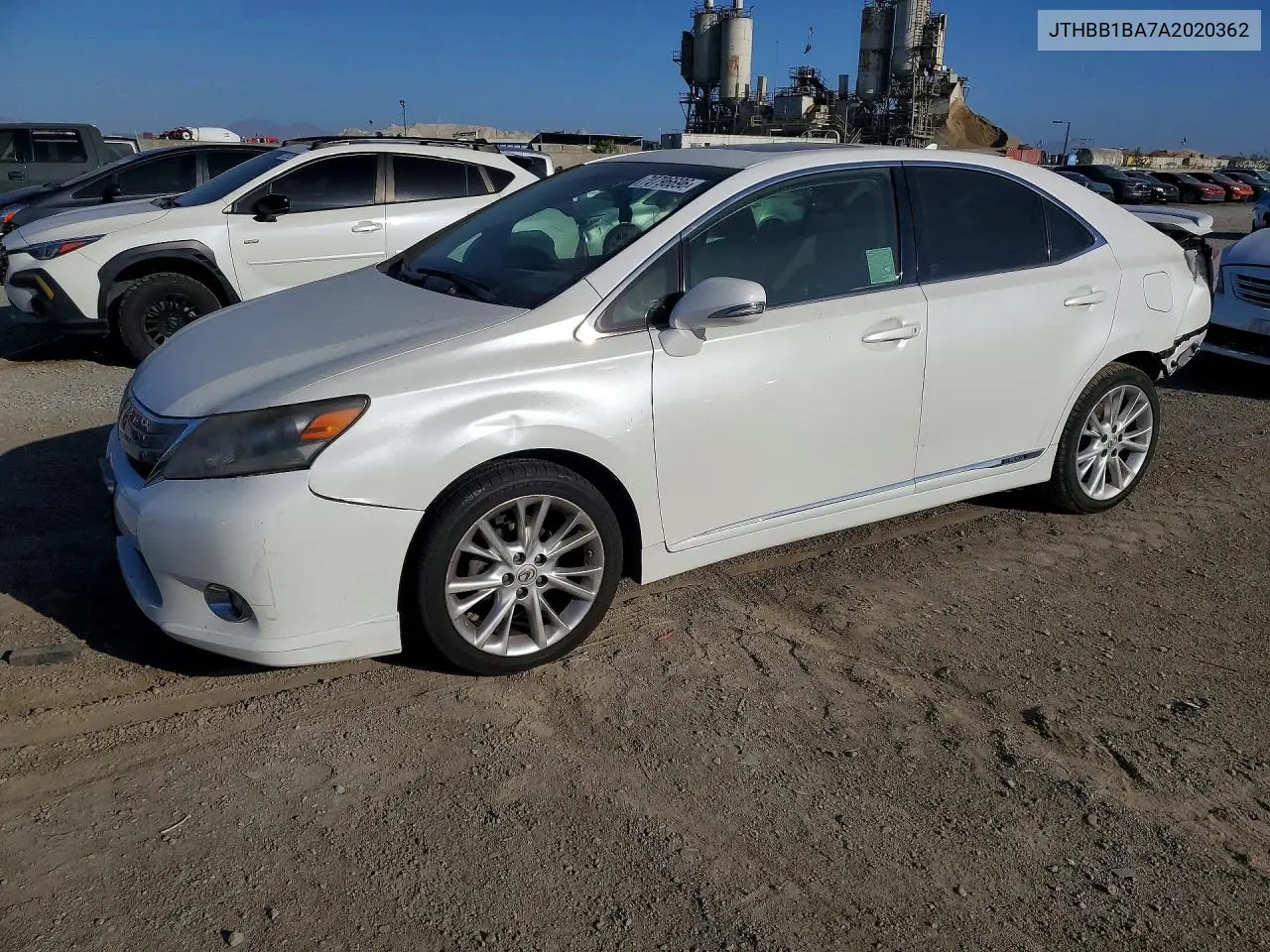 LEXUS HS 2010, VIN JTHBB1BA7A2020362