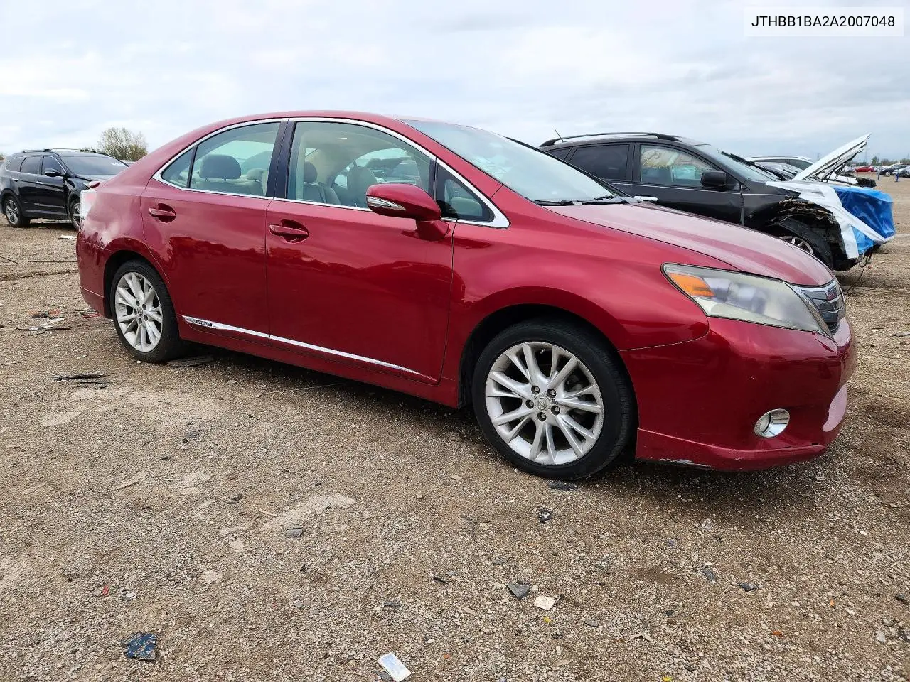 2010 LEXUS HS VIN JTHBB1BA2A2007048 — фото 4