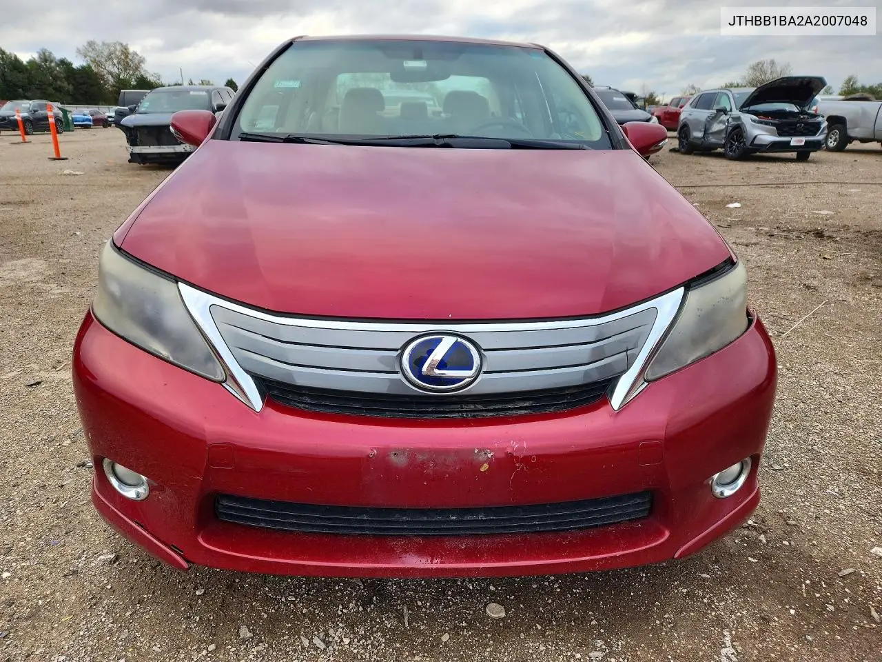 2010 LEXUS HS VIN JTHBB1BA2A2007048 — фото 5