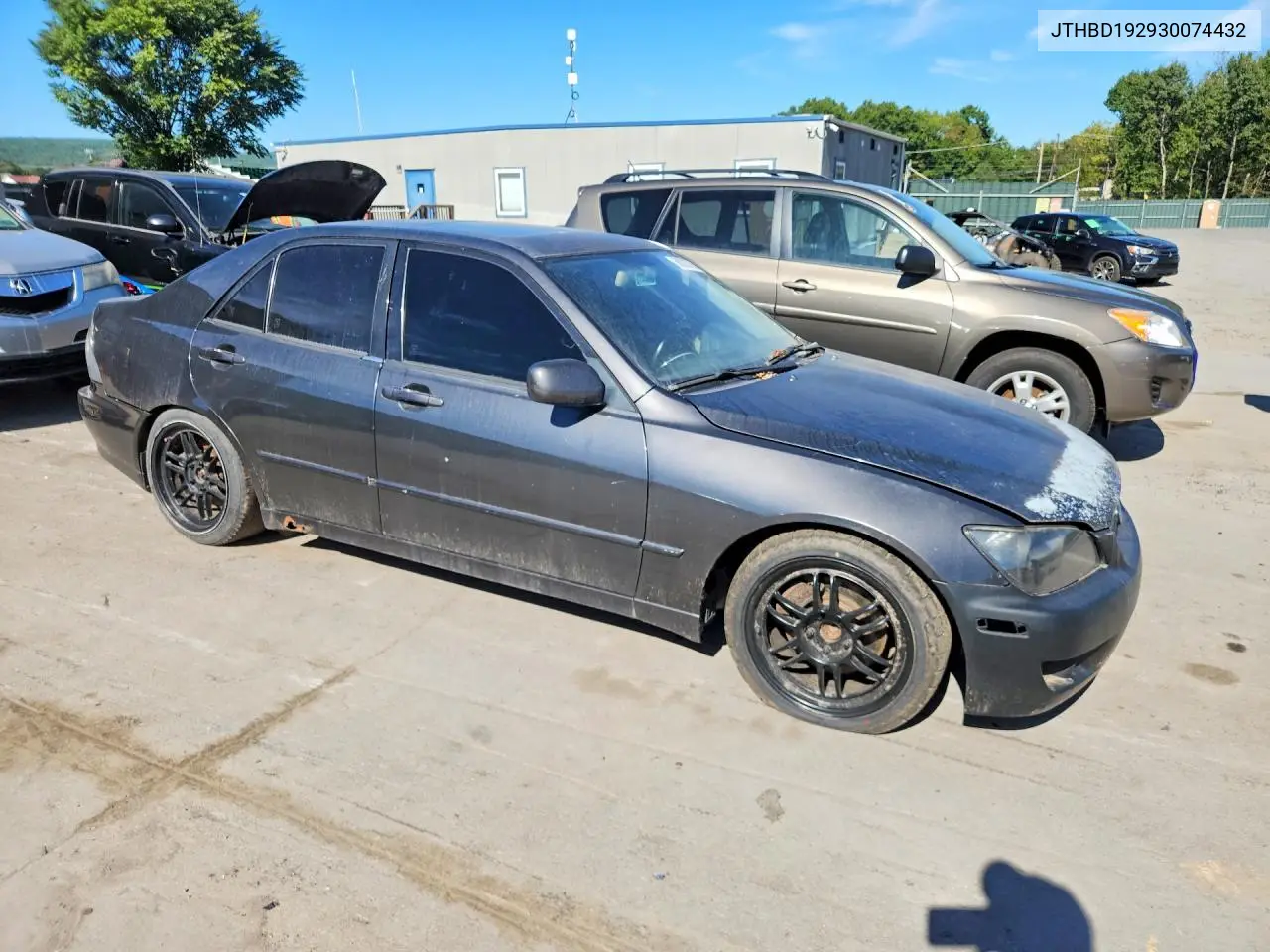 2003 LEXUS IS VIN JTHBD192930074432 — фото 4