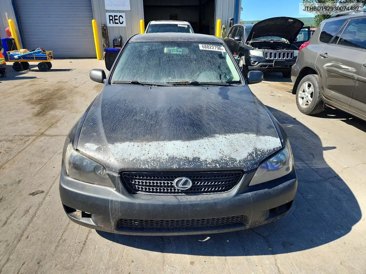2003 LEXUS IS VIN JTHBD192930074432 — фото 5
