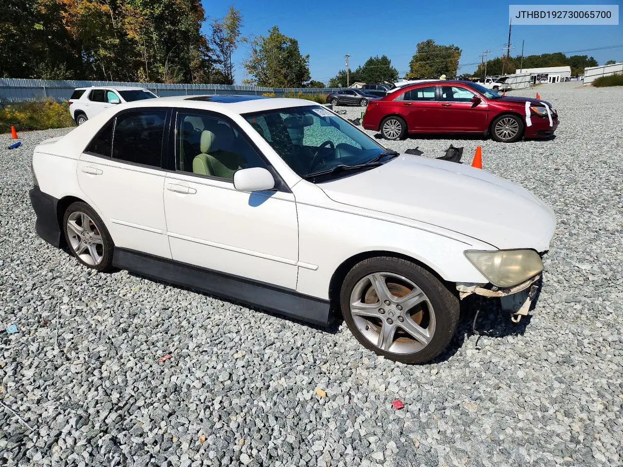 2003 LEXUS IS VIN JTHBD192730065700 — фото 4