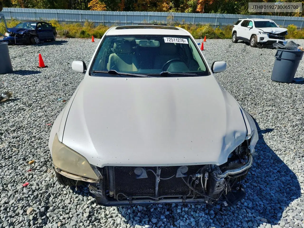 2003 LEXUS IS VIN JTHBD192730065700 — фото 5
