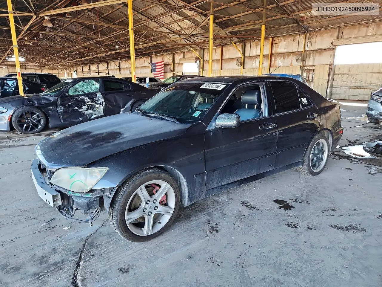 LEXUS IS 2005, VIN JTHBD192450096924