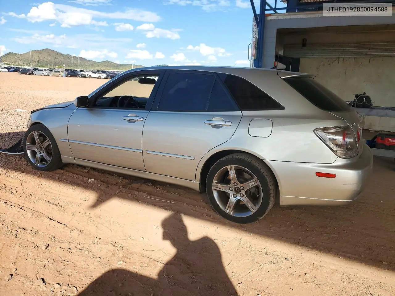 2005 LEXUS IS VIN JTHED192850094588 — фото 2