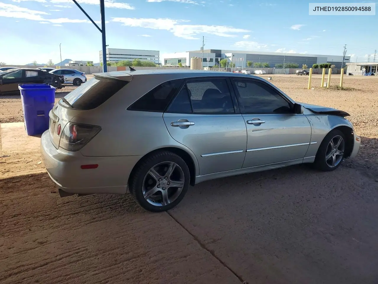 2005 LEXUS IS VIN JTHED192850094588 — фото 3