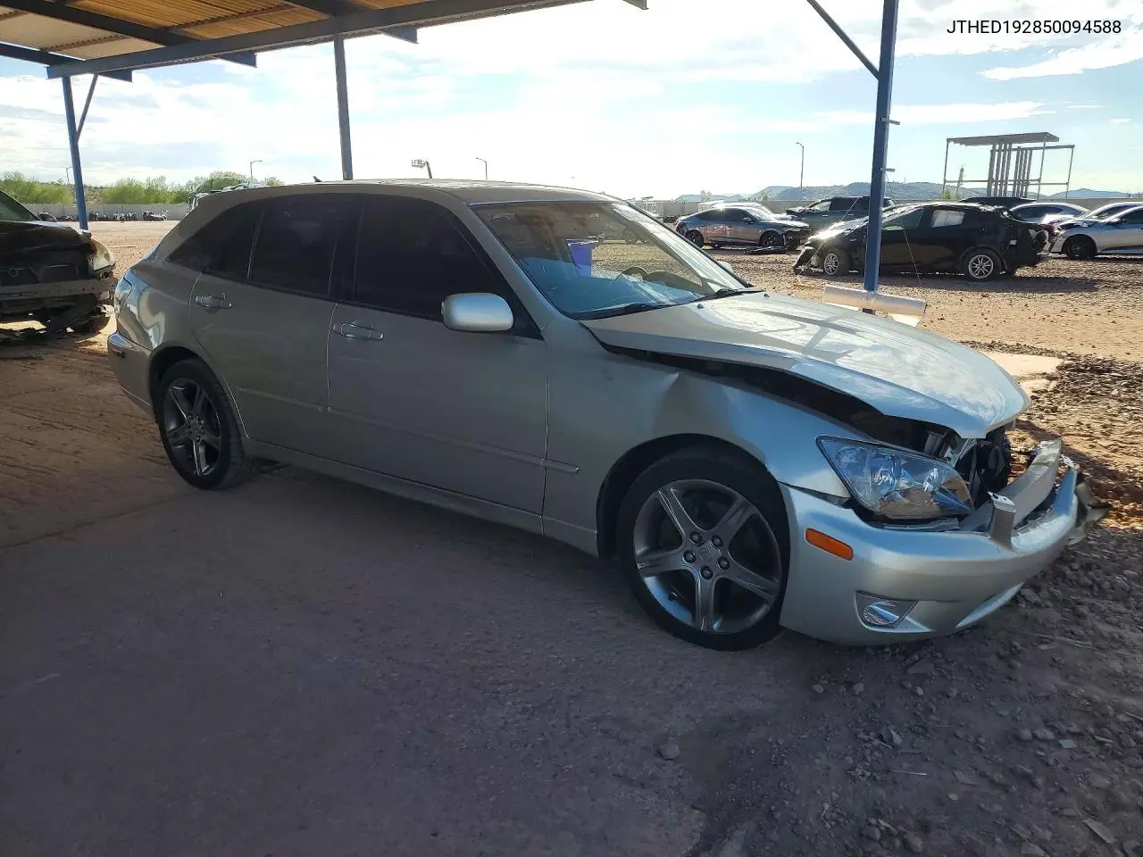 2005 LEXUS IS VIN JTHED192850094588 — фото 4