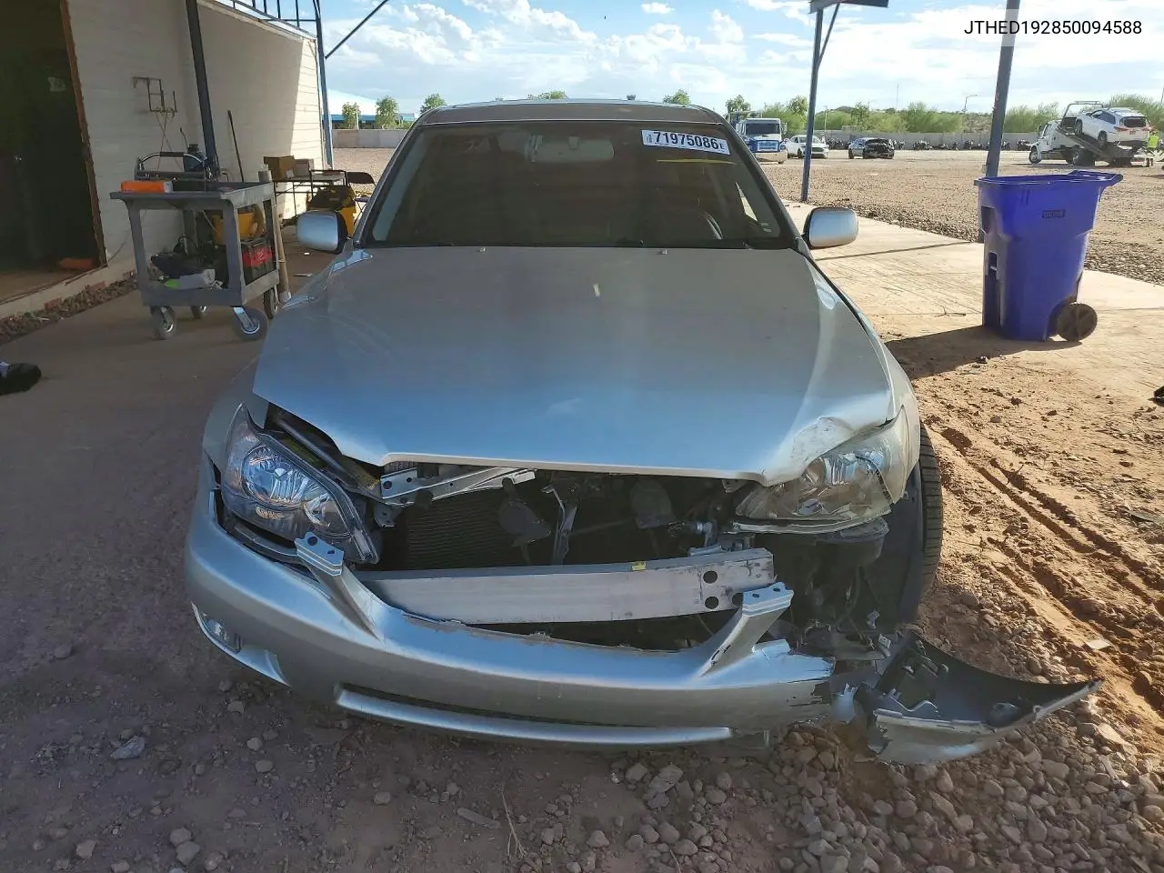 2005 LEXUS IS VIN JTHED192850094588 — фото 5