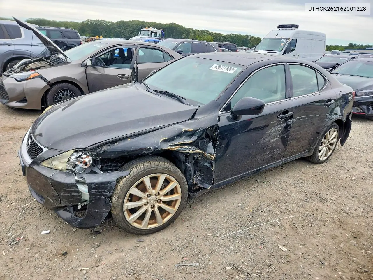 LEXUS IS 2006, VIN JTHCK262162001228