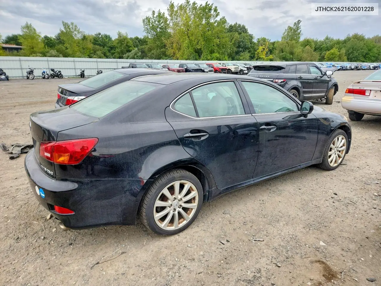 2006 LEXUS IS VIN JTHCK262162001228 — фото 3