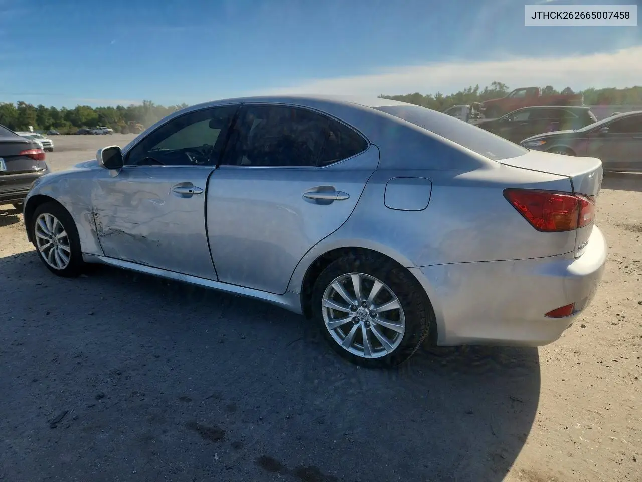 2006 LEXUS IS VIN JTHCK262665007458 — фото 2