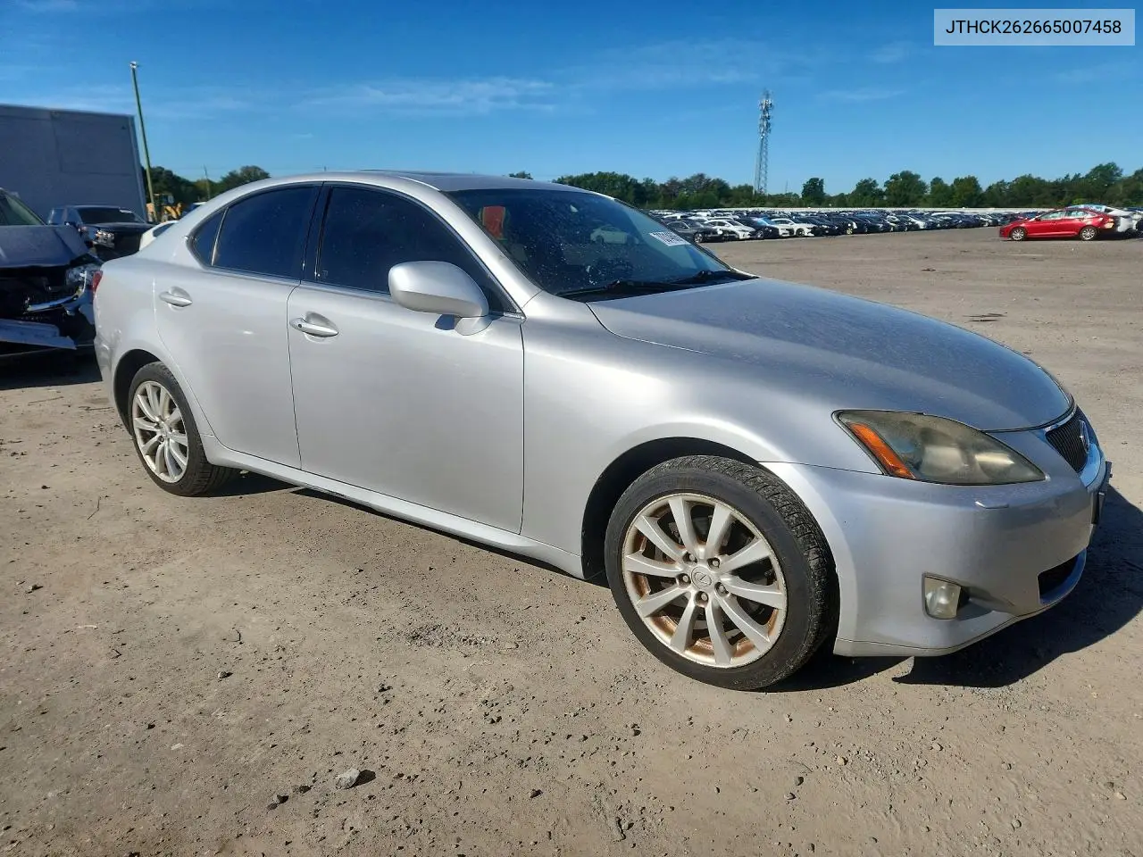 2006 LEXUS IS VIN JTHCK262665007458 — фото 4