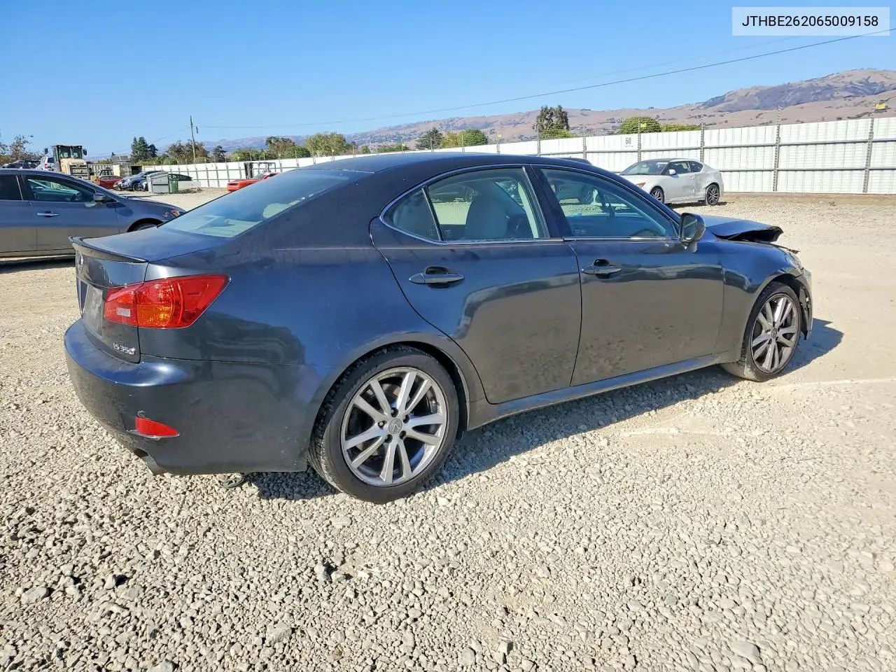 2006 LEXUS IS VIN JTHBE262065009158 — фото 3