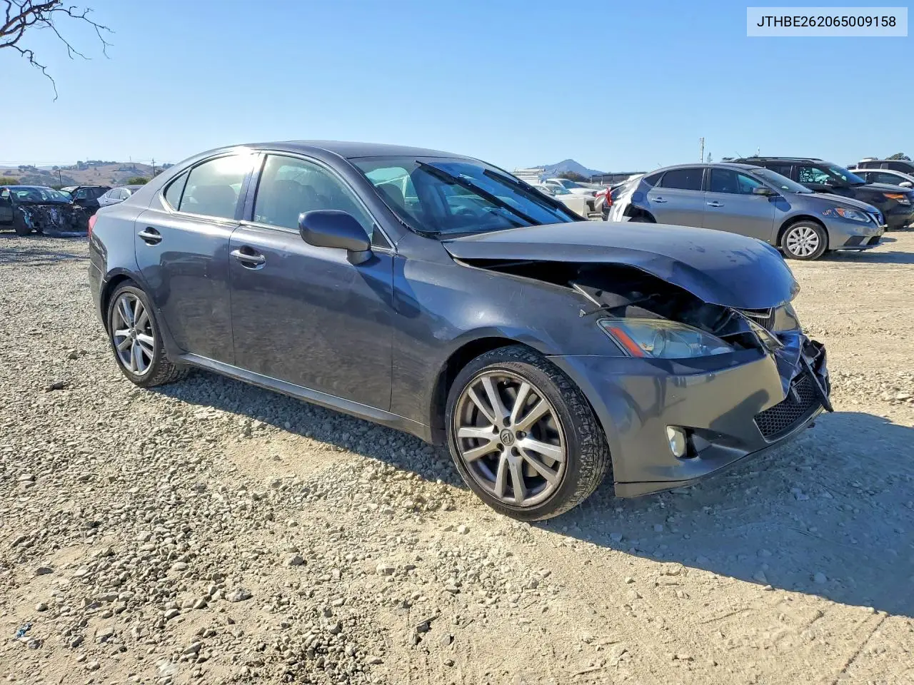 2006 LEXUS IS VIN JTHBE262065009158 — фото 4