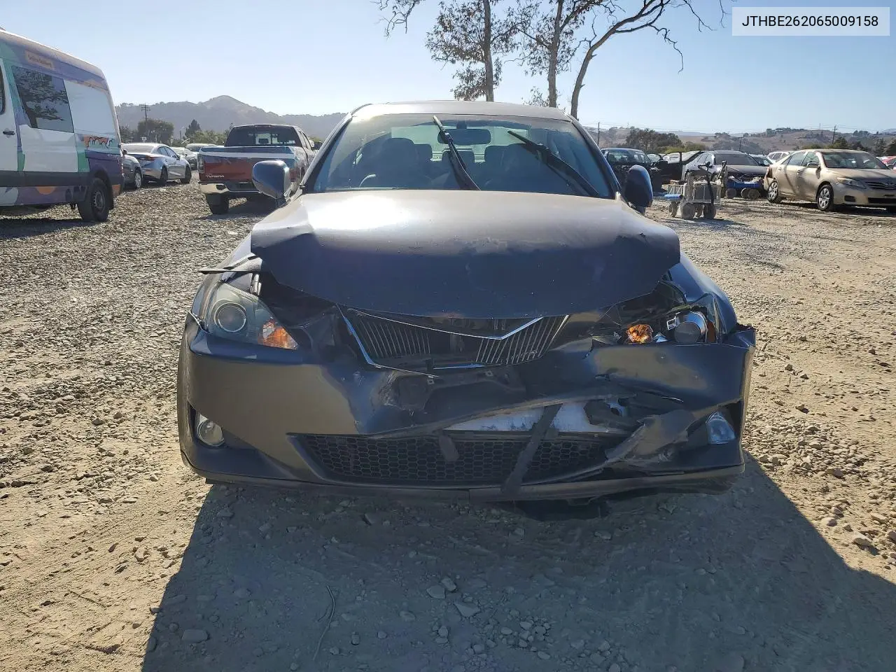 2006 LEXUS IS VIN JTHBE262065009158 — фото 5